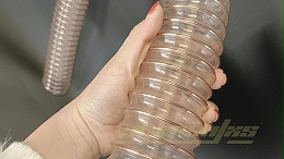 耐磨耐气候工业透明吸尘软管